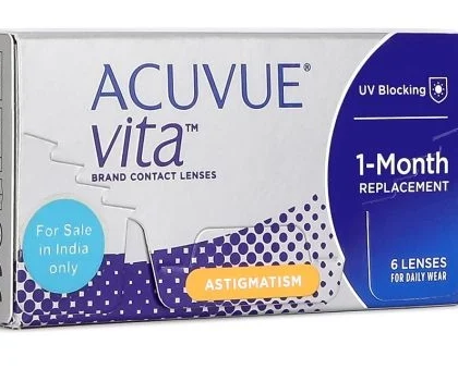 Acuvue Vita For Astigmatism Monthly Disposable Contact Lenses - 6 Lens Per Box