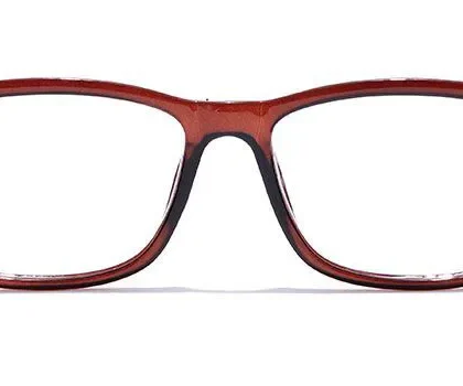 Transparent Black Half Rim Rectangle VUE OPTICS READERS -C3-C Reading Eyeglasses Only For 1 Power