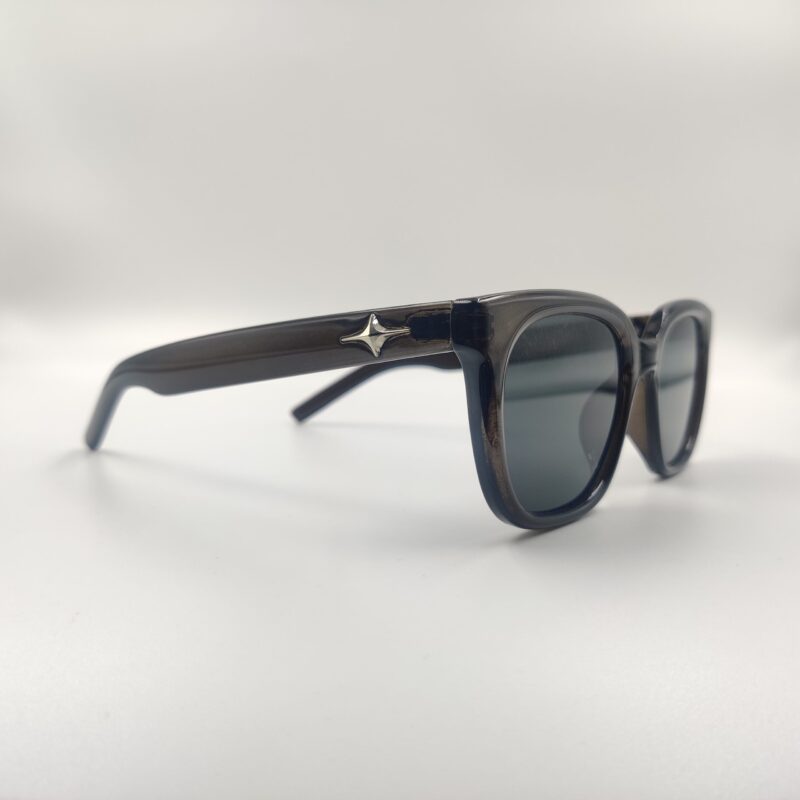 Black Wayfarer Men Sunglasses - Image 2