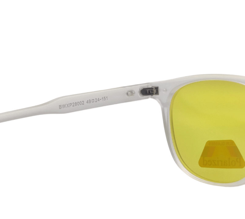 White Yellow Polarized Full Rim Square Unisex - Image 3