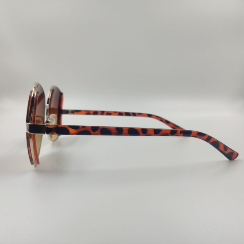 Green Rimless Aviator  Men Sunglasses - Image 3