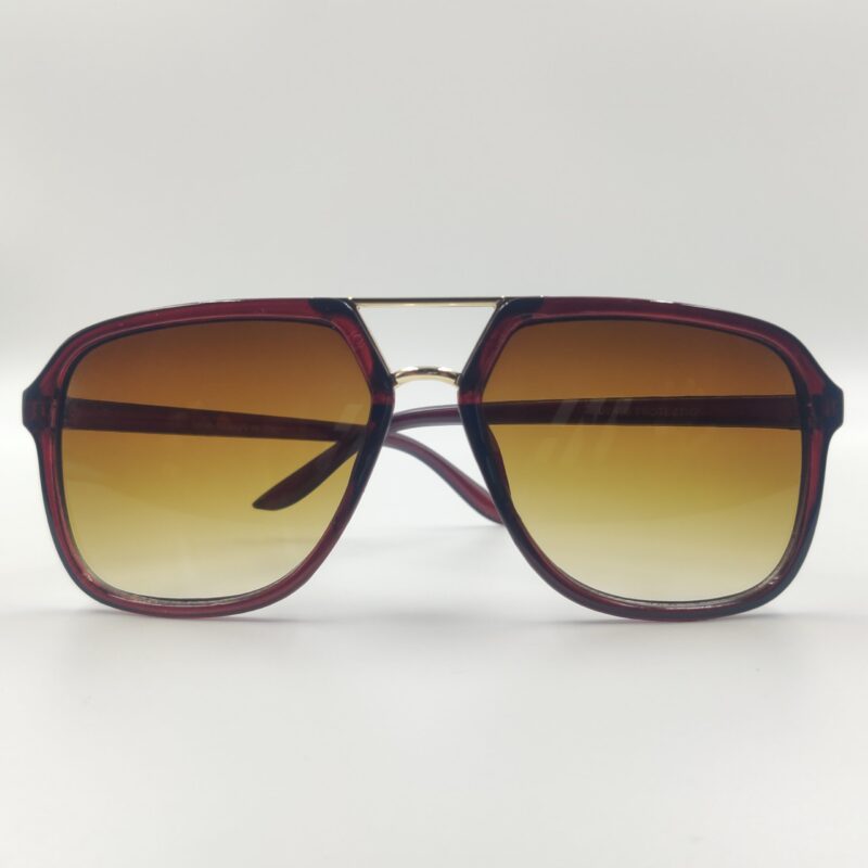 Orange Wavyer Men Sunglasses