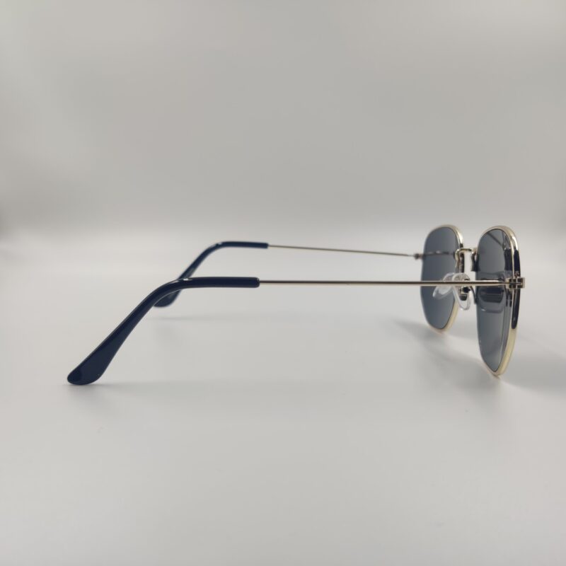 Black Round  Men Sunglasses - Image 2