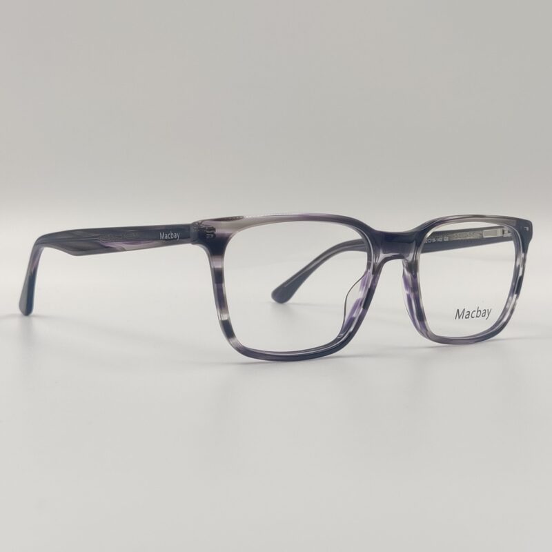 Purple Transparent Full Rim Rectangle - Image 2