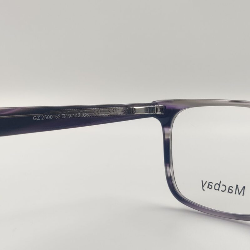 Purple Transparent Full Rim Rectangle - Image 4