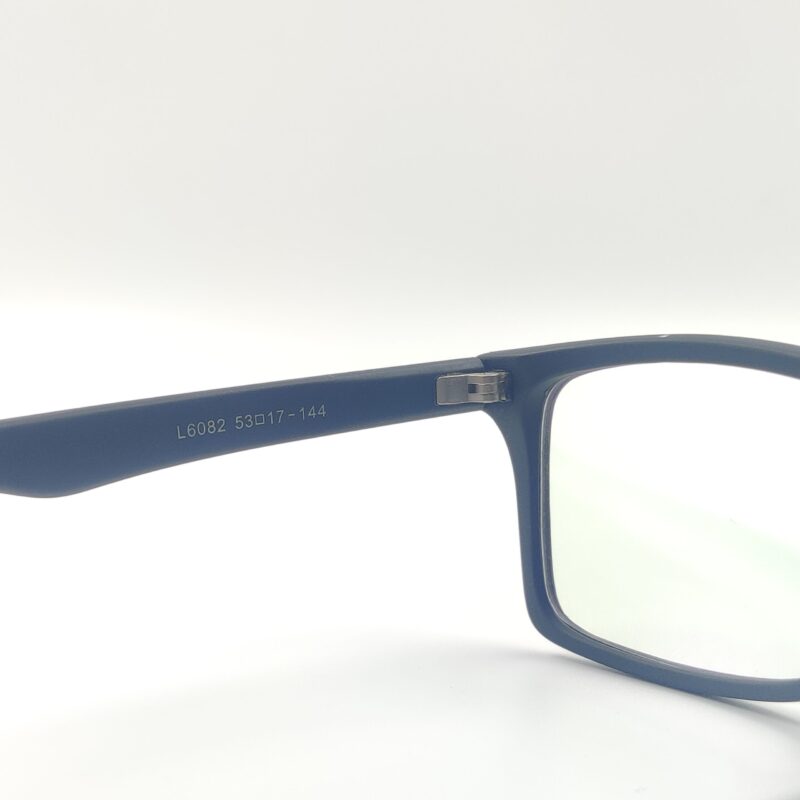 Blue Block Screen Glasses: Matte Black Full Rim Square FOR MEN AND WOMEN - Image 3