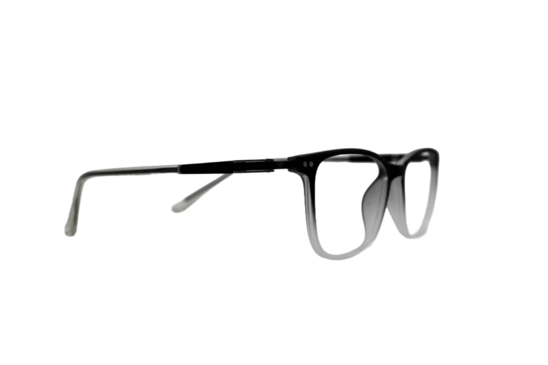 Black White Full Rim Rectangle - Image 3